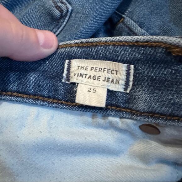 Madewell The Perfect Vintage Jean in Maplewood Wash Sz 25 Style MB687 - Picture 8 of 15